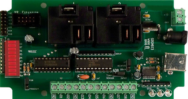 USB Reläkontroller 2 kanalig 20 Amp SPDT+ 8 kanal 8/10 bit A/D