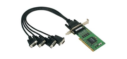 Moxa C104UL PCI 4 st serieportar RS232 ink bläckfisk
