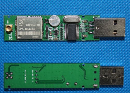 GPS mottagare SIRF3 USB med extern antenn