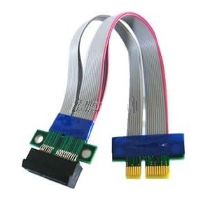 Raiserkort flexible 12 cm PCIe till PCIe 1X