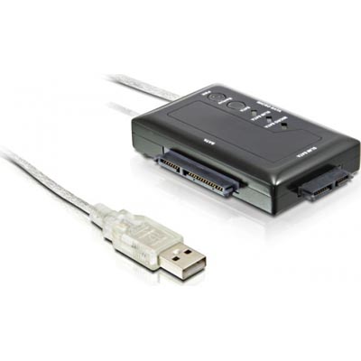 USB 2.0 till SATA/Micro SATA/Slim SATA 1,8"/2,5"/3,5"